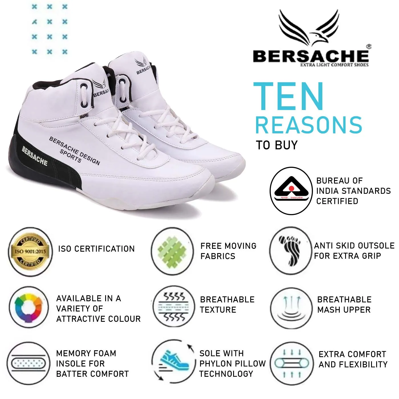 Bersache Running Sports Shoes For Men    -   9016