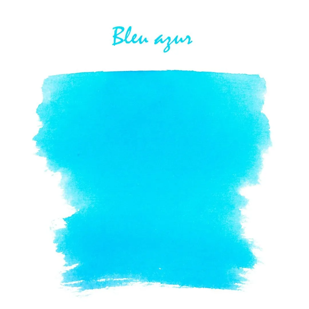 Bleu Azur Herbin Fountain Pen Ink Bottle 10ml