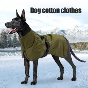 Dog Clothes Medium And Large Handsome Winter Warm