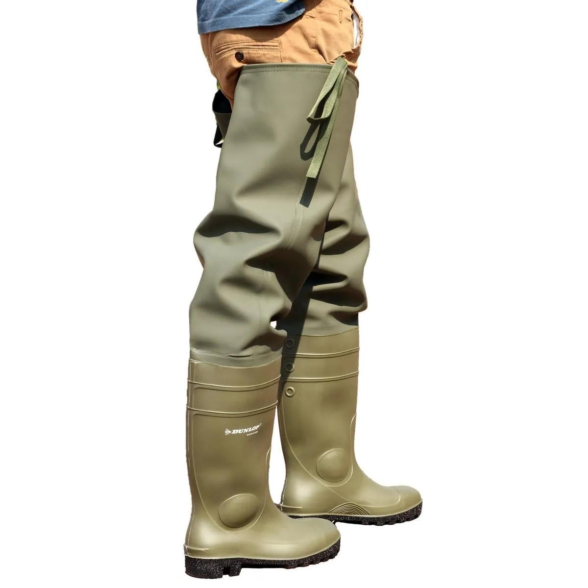 Dunlop Thigh Wader 142 VP PP Green