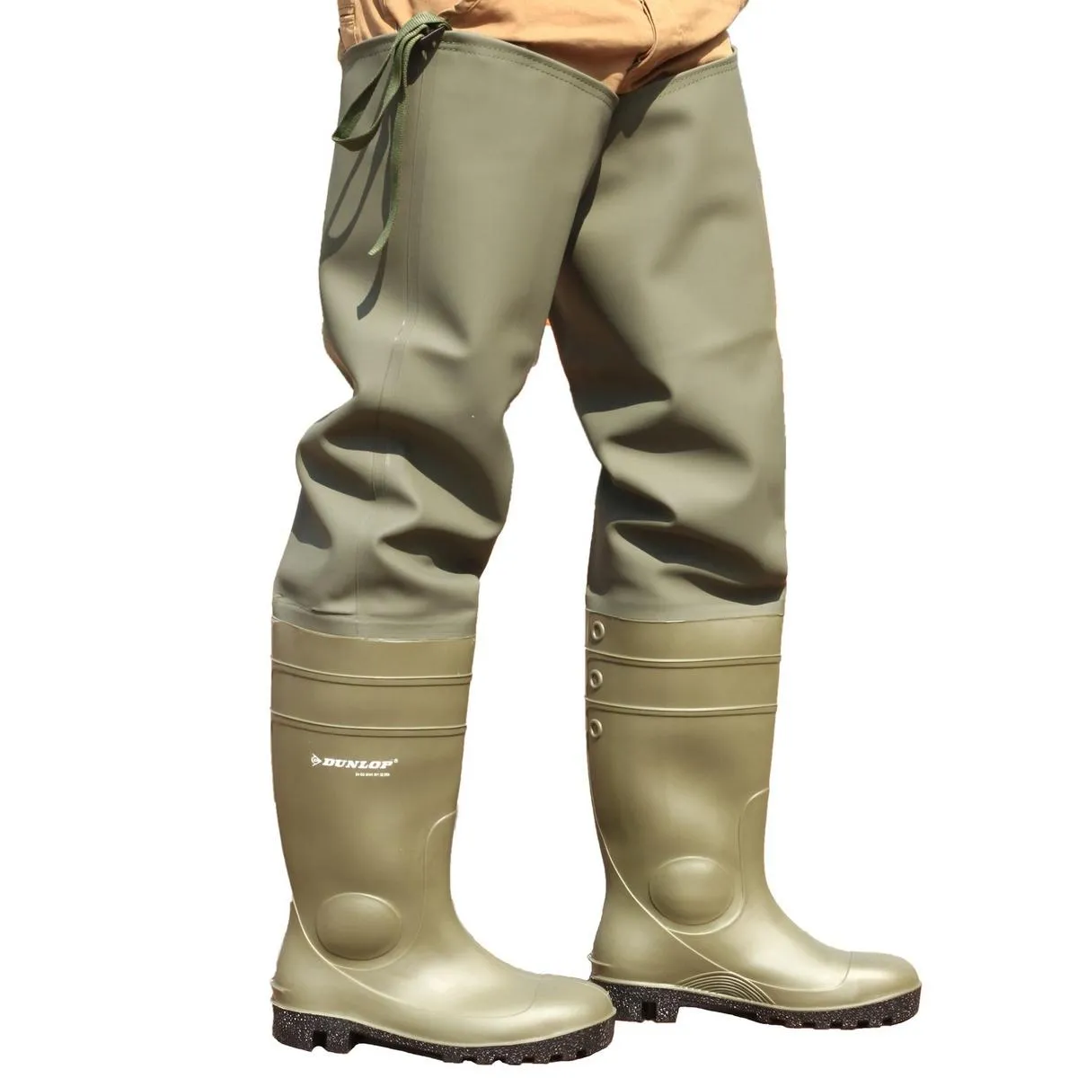 Dunlop Thigh Wader 142 VP PP Green