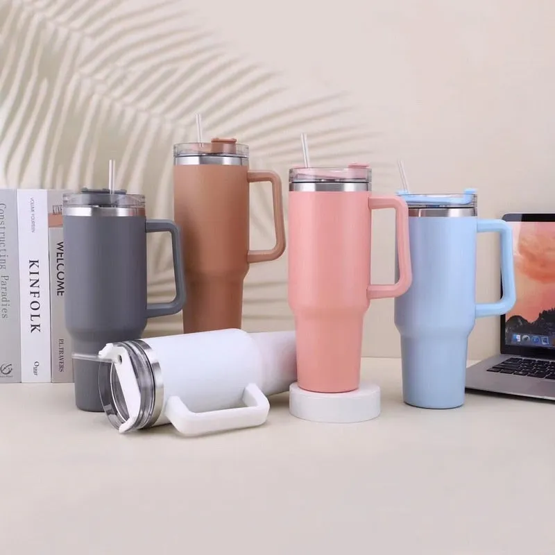 Everyday Tumbler (with handle   straw!)