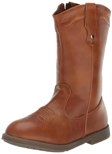Laura Ashley Girls' Cowgirl Western Glitter Cowboy Boots