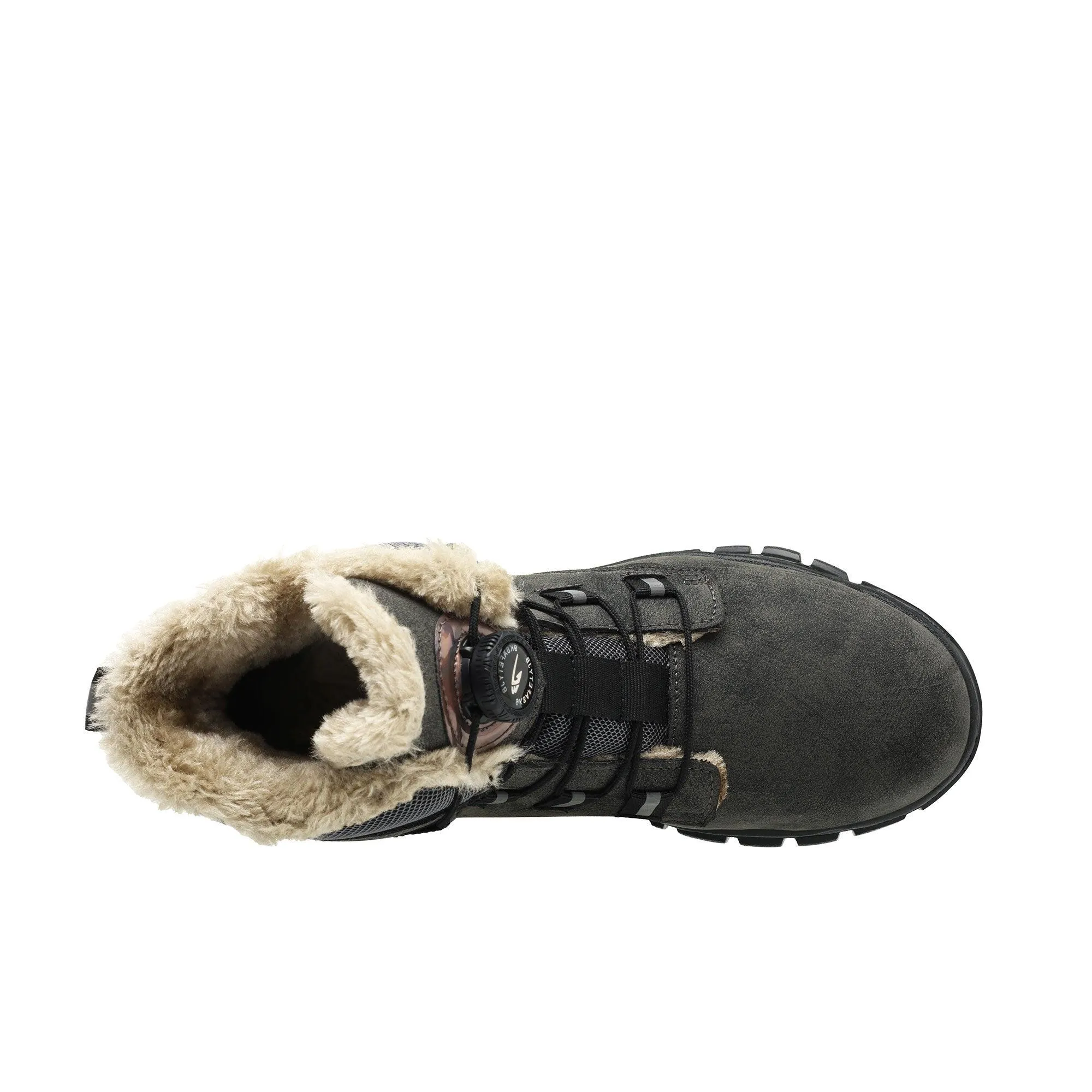 Men's HeatWave Steel Toe Winter Boots - Fleece Lining & Knob Lacing | B317