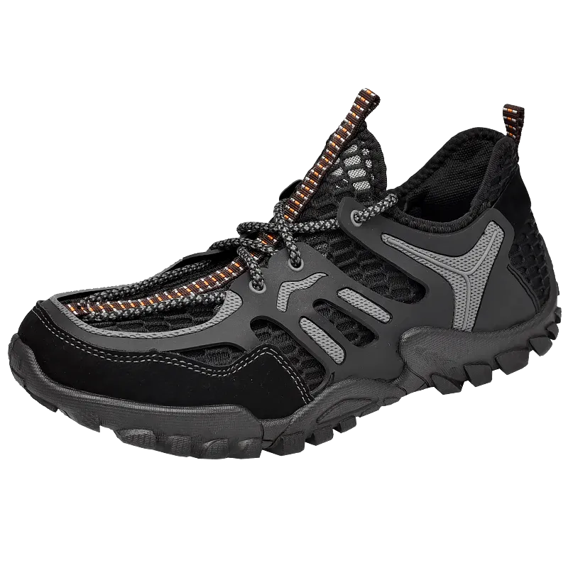 Mens Mountain Trekking Shoes Summer Mesh Breathable Men Hiking Shoes Outdoor Men Sneakers Men Sport Shoes Quick-dry Water Shoes