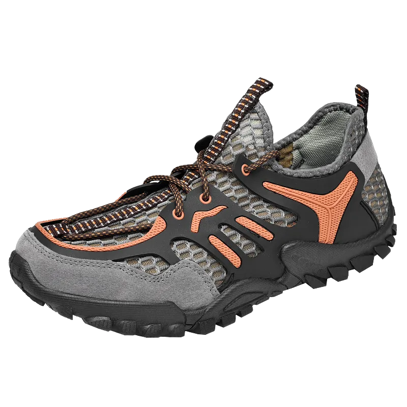 Mens Mountain Trekking Shoes Summer Mesh Breathable Men Hiking Shoes Outdoor Men Sneakers Men Sport Shoes Quick-dry Water Shoes