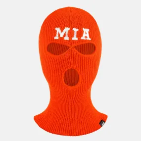 MIA Hot Orange Ski Mask