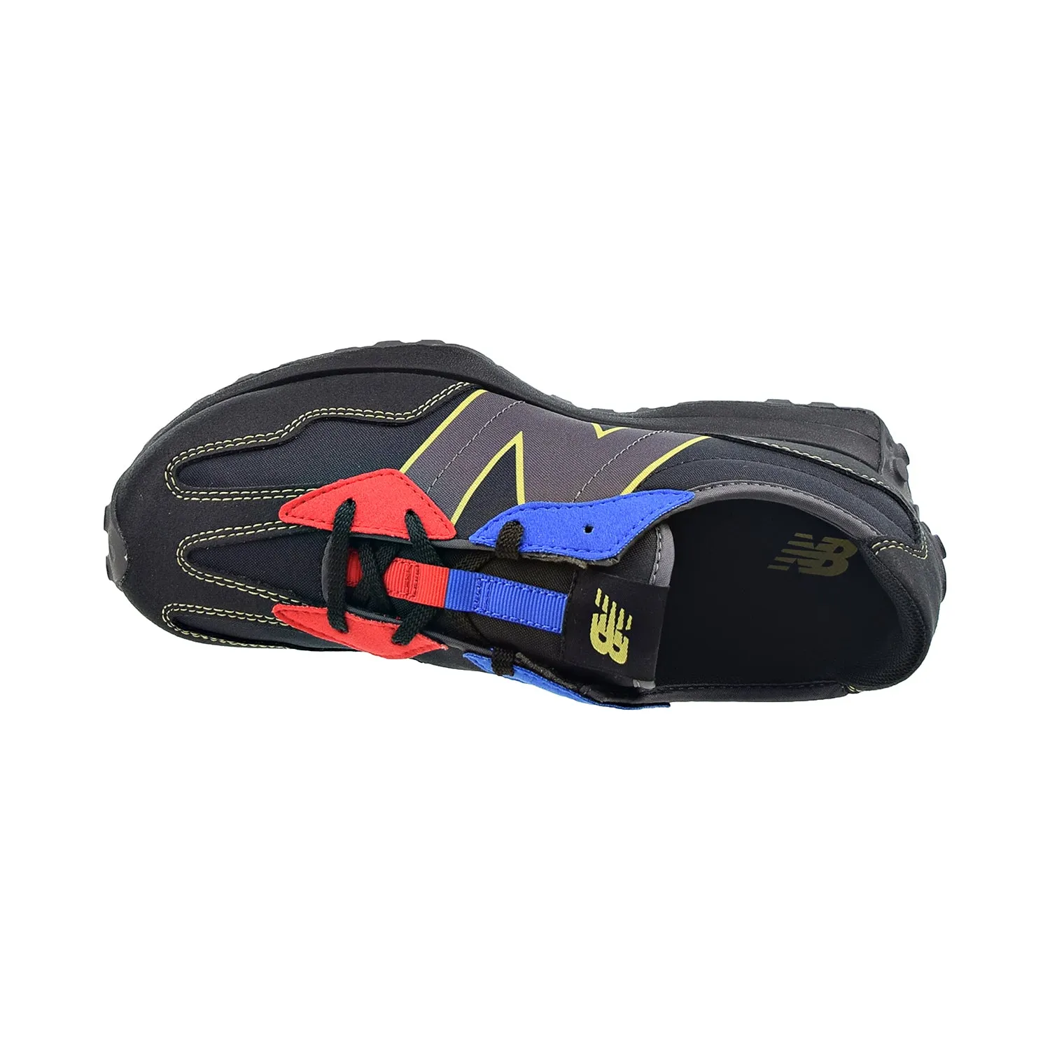New Balance 327 Big Kids' Shoes Black-Blue-Red