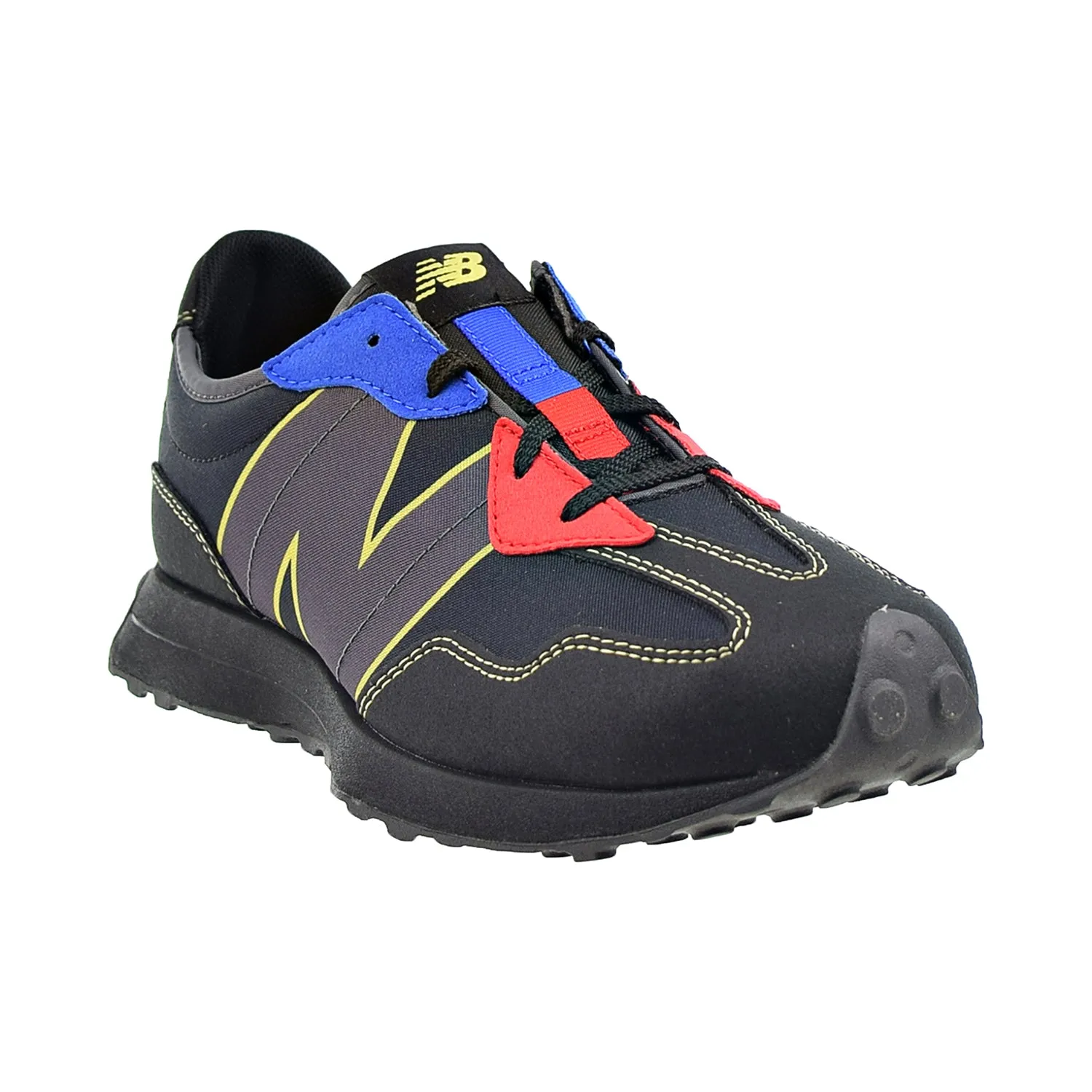 New Balance 327 Big Kids' Shoes Black-Blue-Red