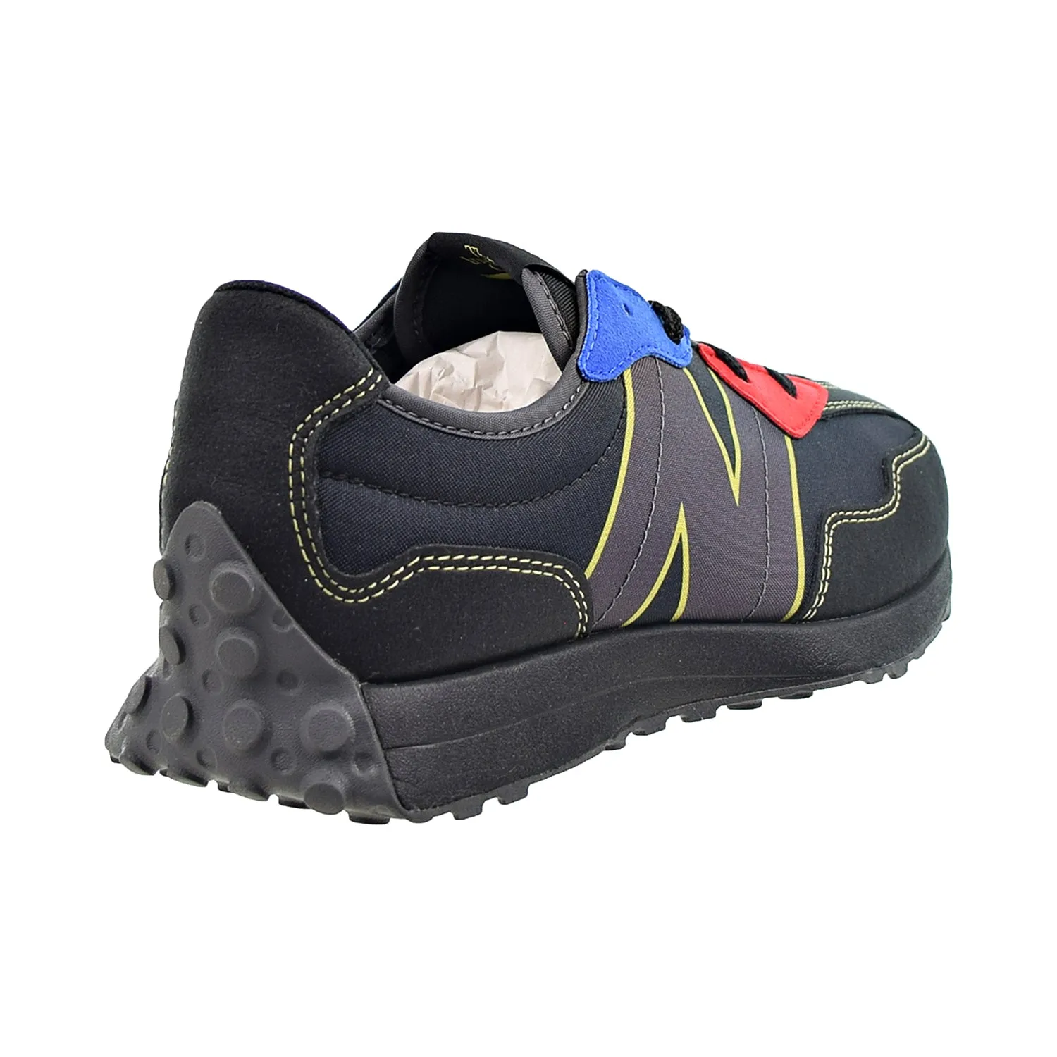 New Balance 327 Big Kids' Shoes Black-Blue-Red