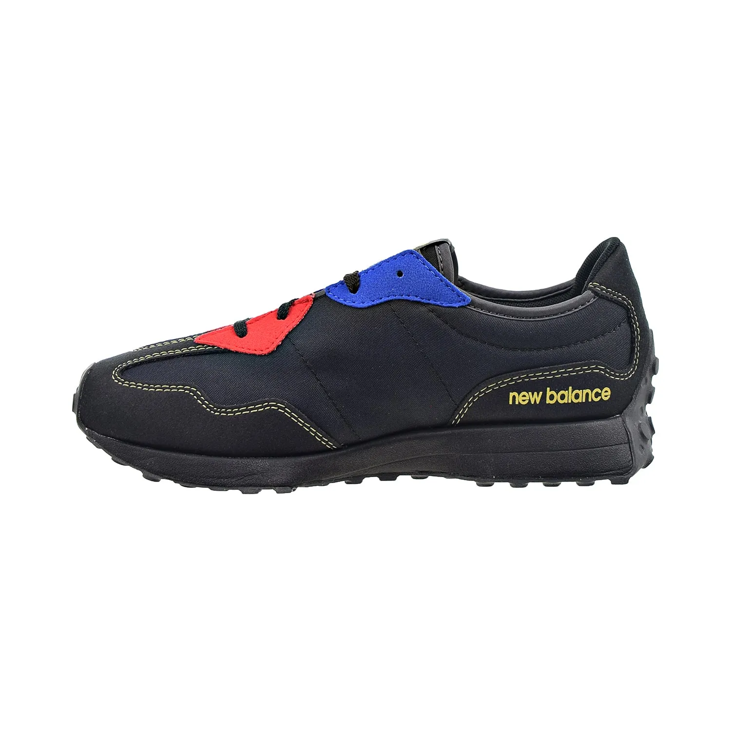 New Balance 327 Big Kids' Shoes Black-Blue-Red