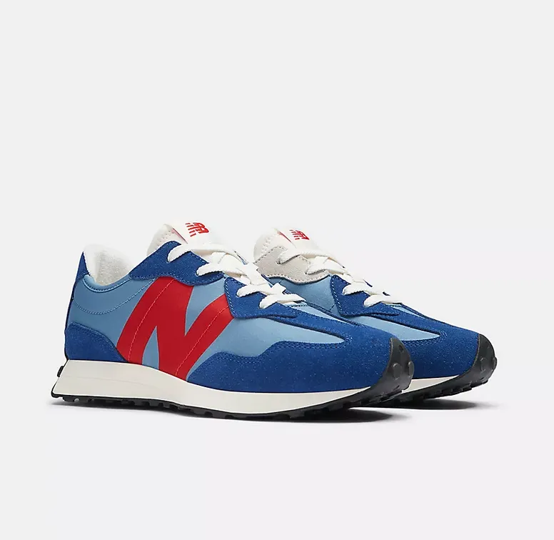 New Balance 327  shoes Blue Red