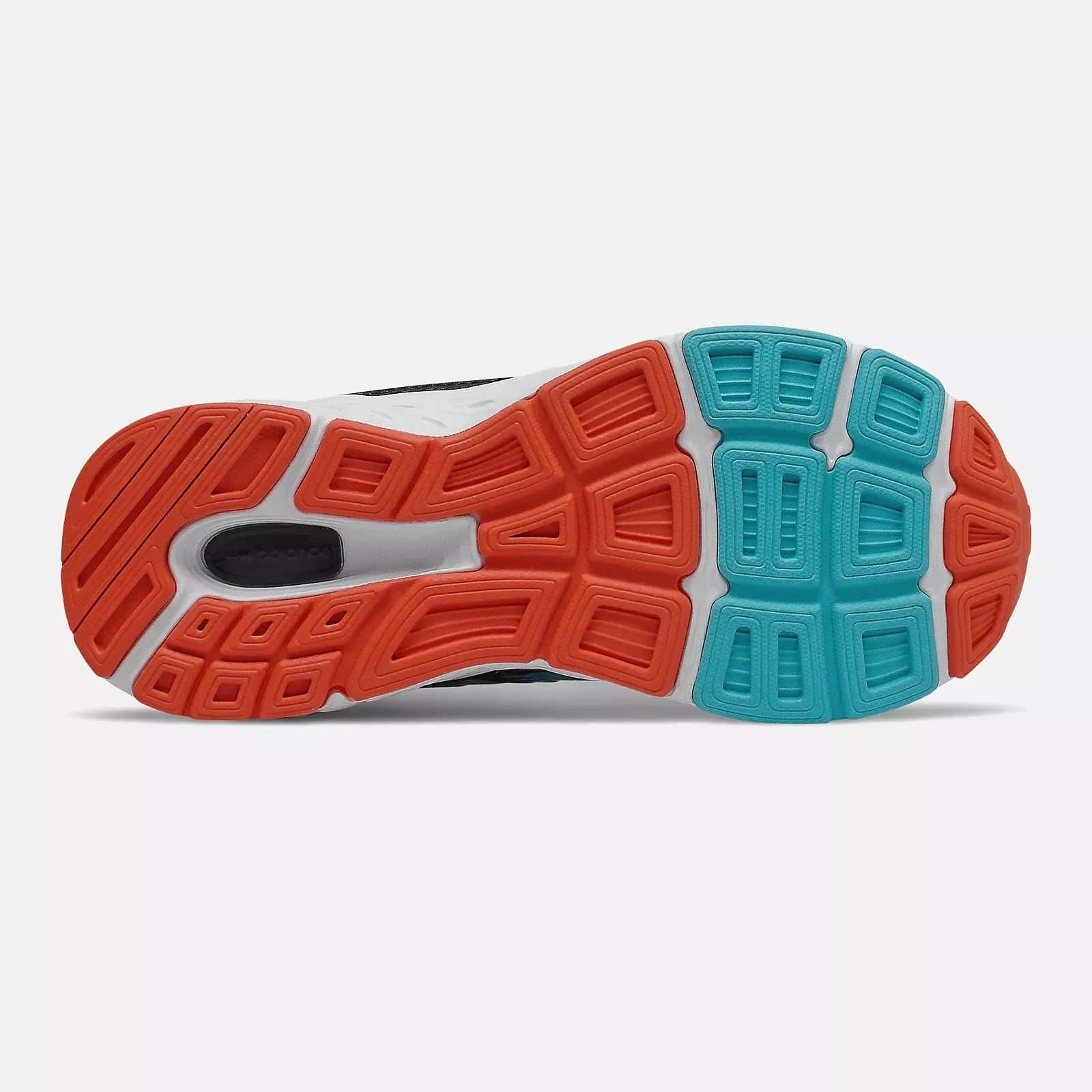 New Balance Black/Ghost Pepper 680v6 Children’s Sneaker