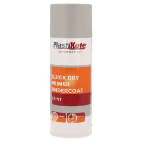 PlastiKote Trade Quick Dry Primer Spray Grey - 400ml