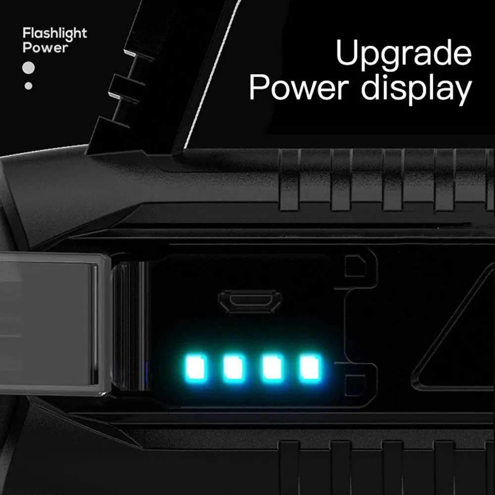 Popular Flashlight Strong Light Charging Outdoor Ultra Bright Long Range  High Power Household Portable Patrol Mine Searchlight