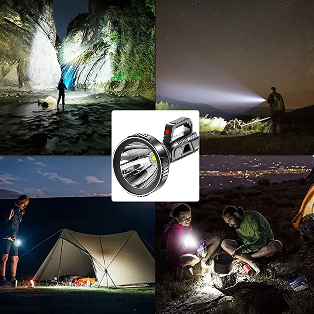 Popular Flashlight Strong Light Charging Outdoor Ultra Bright Long Range  High Power Household Portable Patrol Mine Searchlight