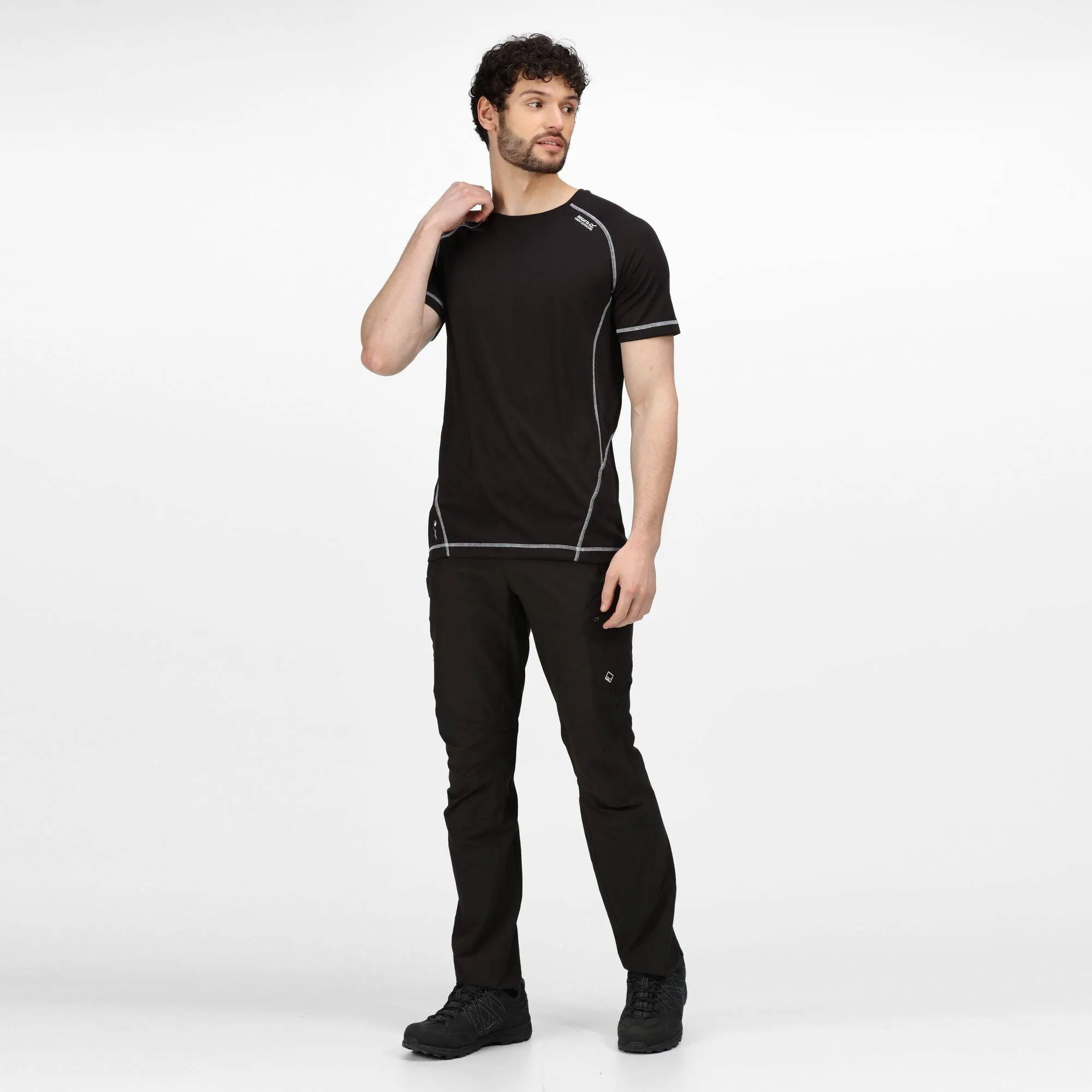 Regatta Mens Virda II Active Tee -BLACK