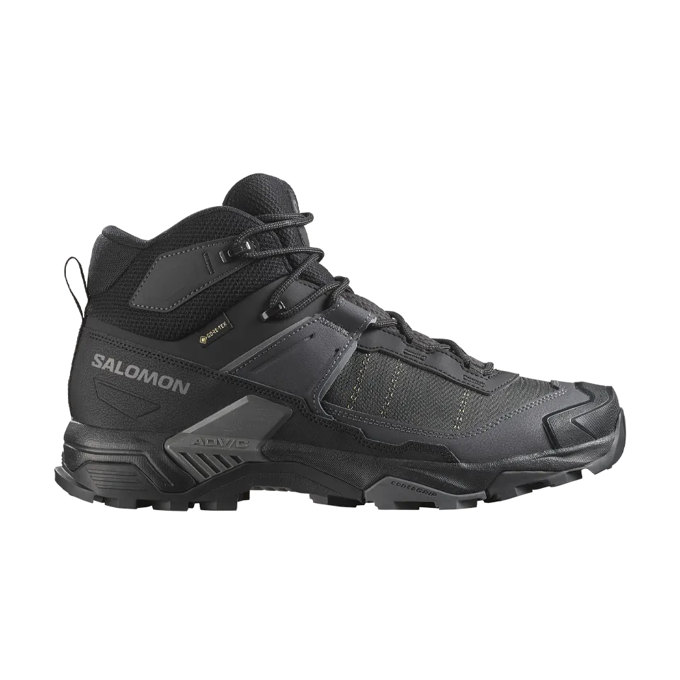 Salomon Men's X Ultra 5 Mid GTX Black/Asphalt