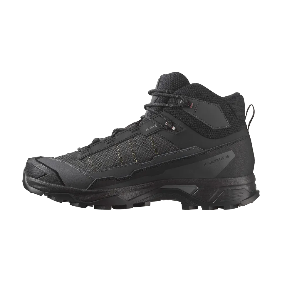 Salomon Men's X Ultra 5 Mid GTX Black/Asphalt