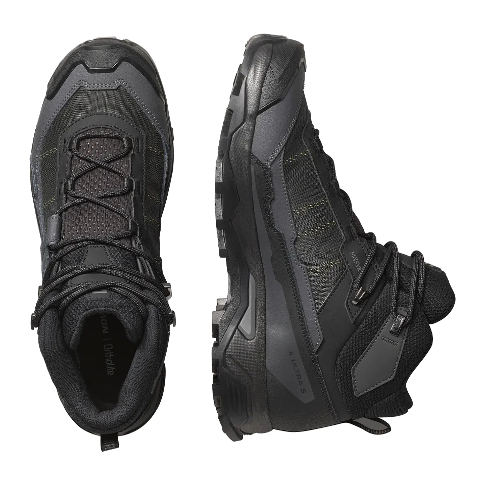 Salomon Men's X Ultra 5 Mid GTX Black/Asphalt