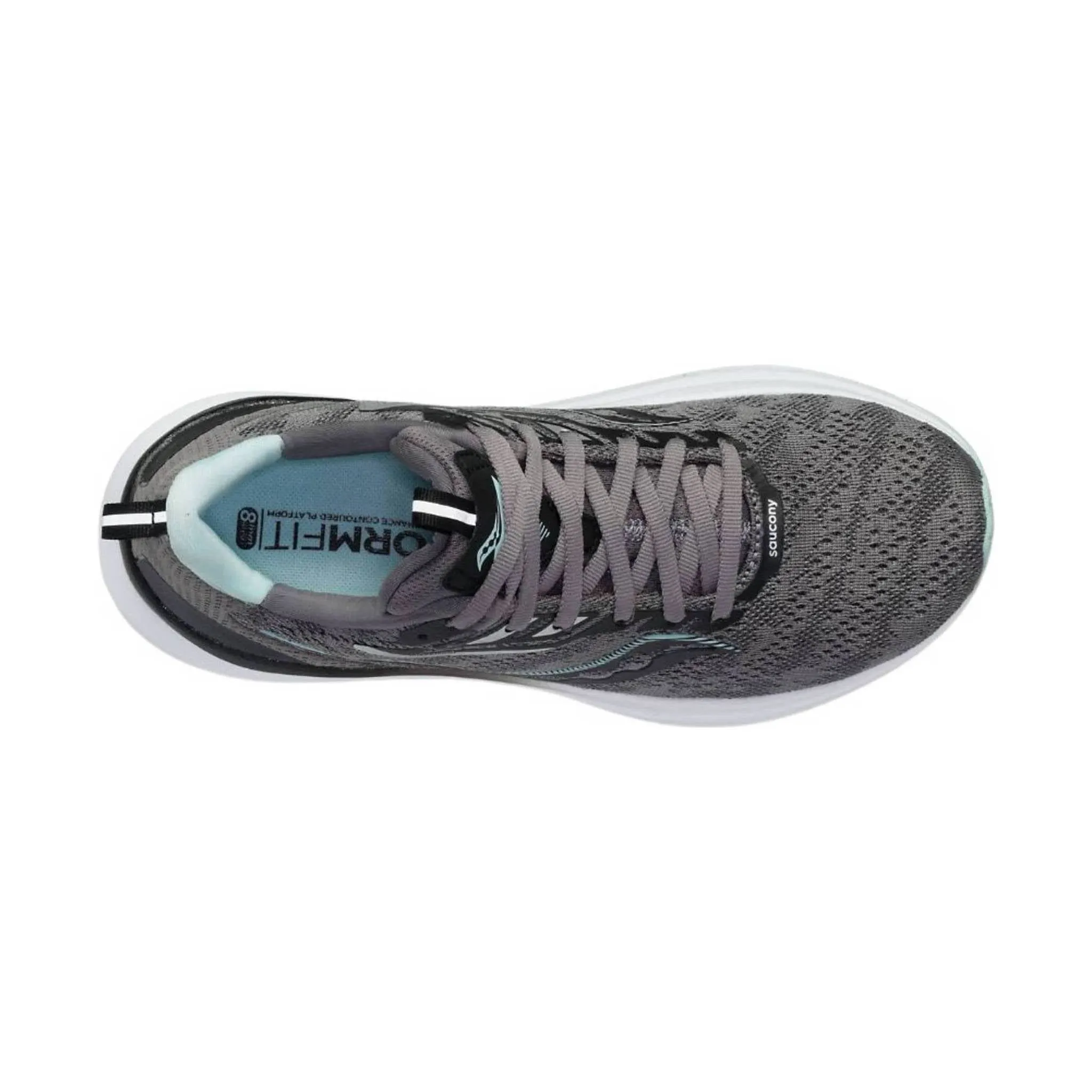 Saucony Women's Echelon 9 Running Shoe - Charcoal/Ice