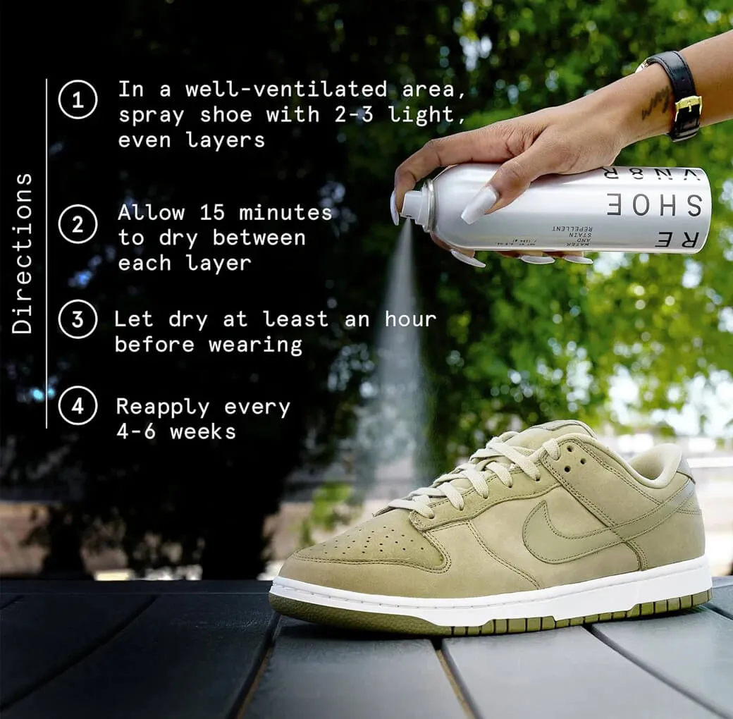 SHOE WATER   STAIN REPELLENT