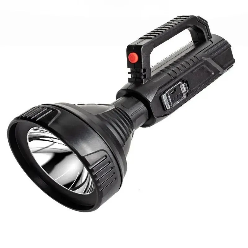Super Bright LED Flashlight Rechargeable Spotlight Tactical Flashlight High Power Handheld Lamp Waterproof Outdoor Camping Torch