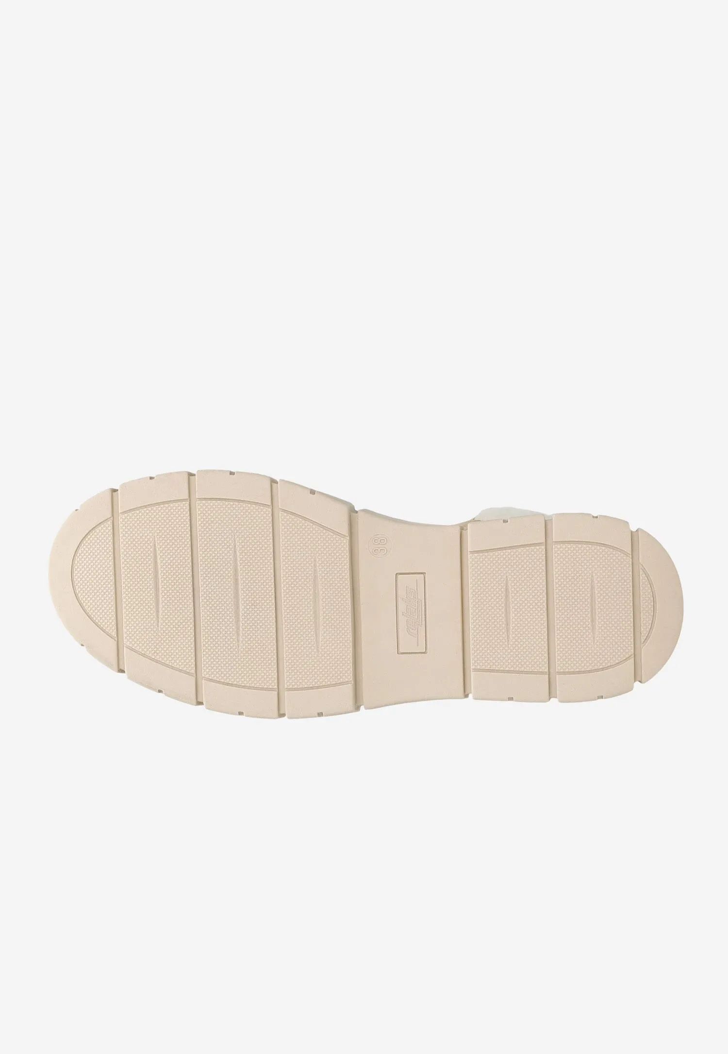 Wojas RELAKS Beige Insulated Leather Ankle Boots with Fur | R6400364