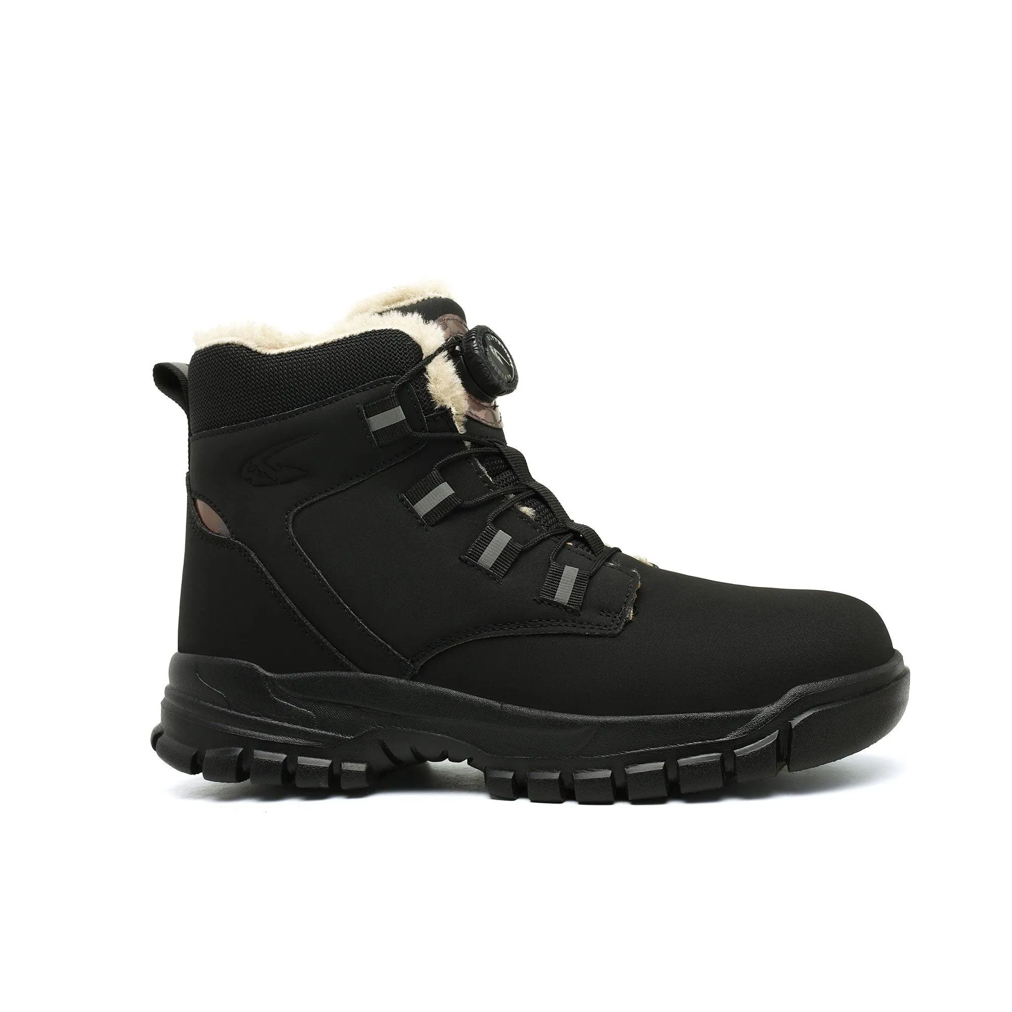 Women's HeatWave Steel Toe Winter Boots - Fleece Lining & Knob Lacing | B318