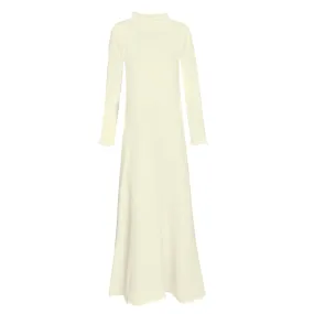 Women's Lounge Dress in Cream French Terry by Casey Marks